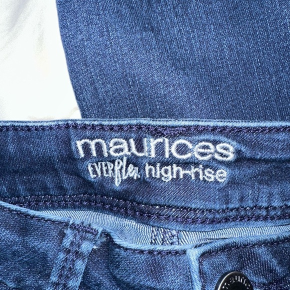 Women's dark wash highrise jeans size 6 regular #1779 - Picture 3 of 6